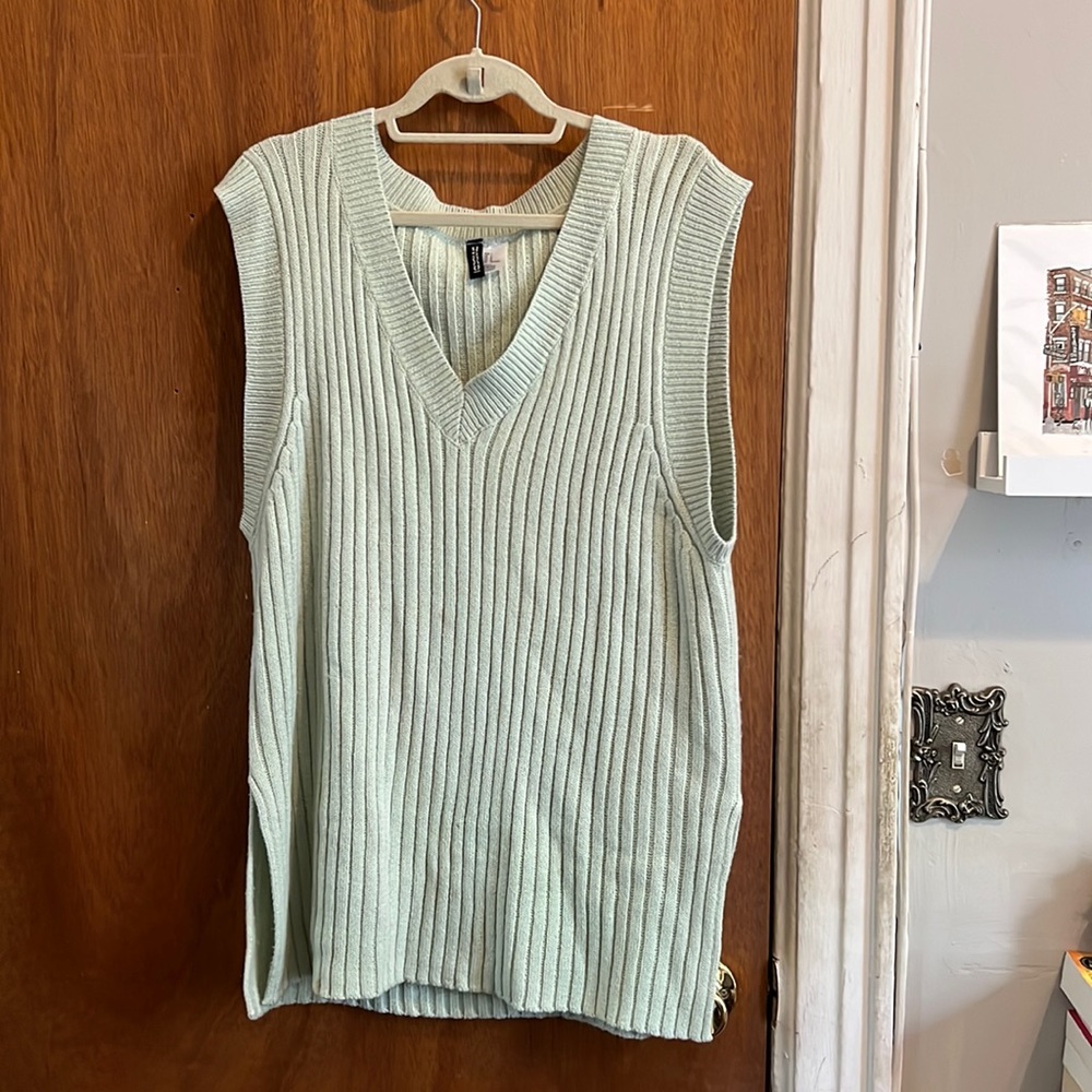 Sage Green Sweater Vest
